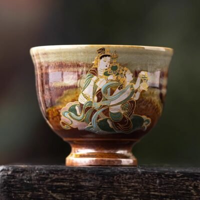 DunHuang Apsaras Crystal Kiln Cup