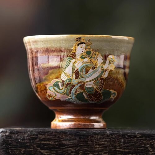 主图-1 DunHuang Apsaras Crystal Kiln Cup