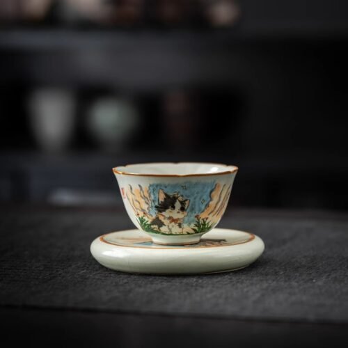 Ru Kiln Mooncat Bowl