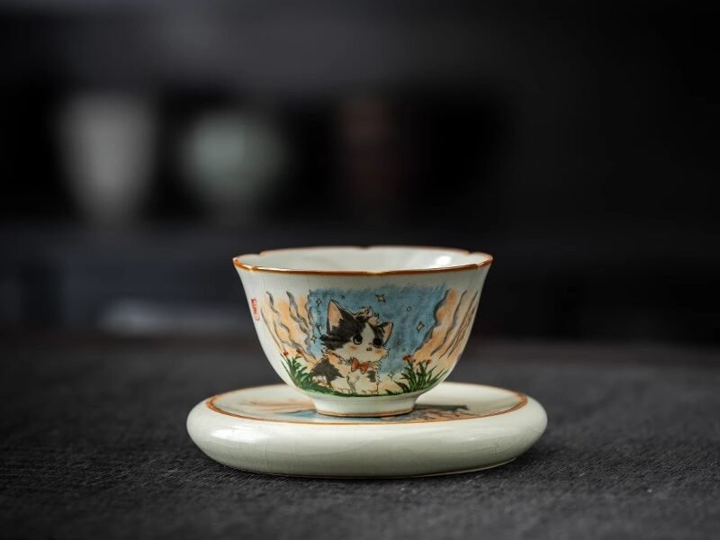 主图-1 Ru Kiln Mooncat Bowl