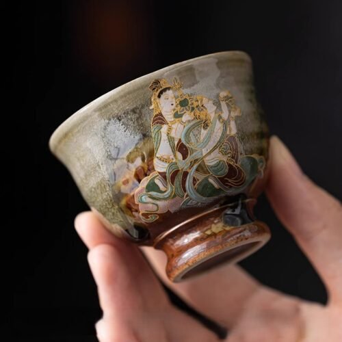 主图-2 DunHuang Apsaras Crystal Kiln Cup