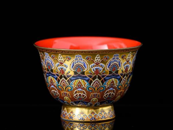 主图-2 Dunhuang Gilded Enamel Cup