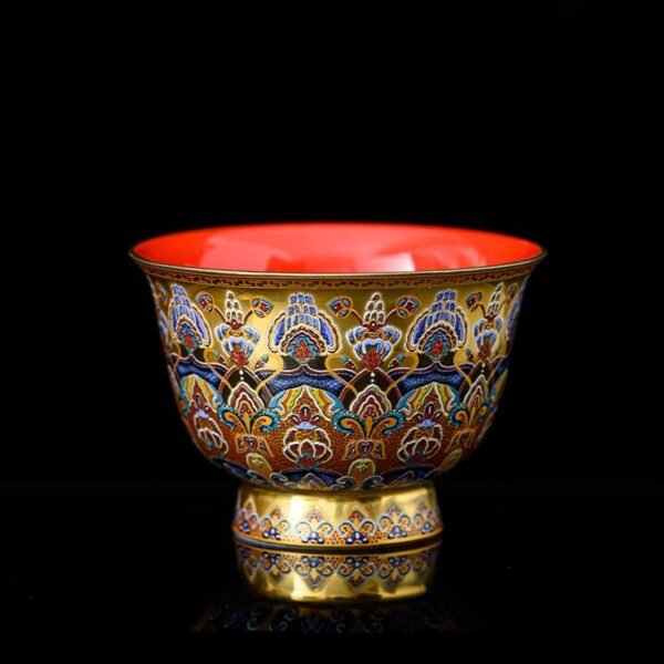 Dunhuang Gilded Enamel Cup