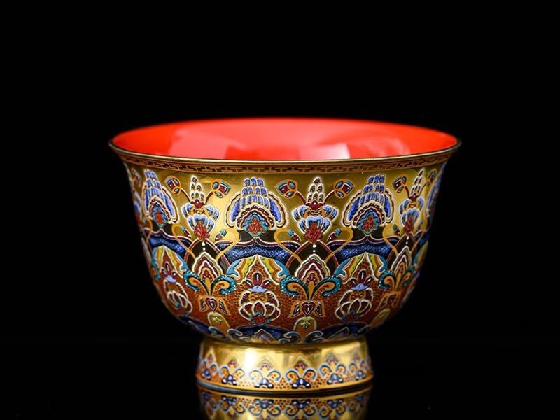 主图-2 Dunhuang Gilded Enamel Cup