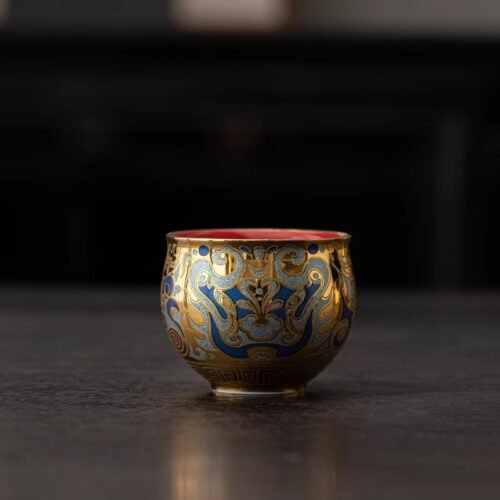 主图-2 24K TaoTie Filigree Cup
