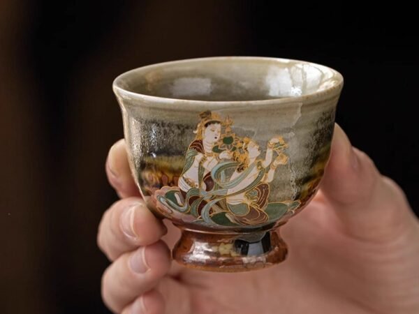 DunHuang Apsaras Crystal Kiln Cup
