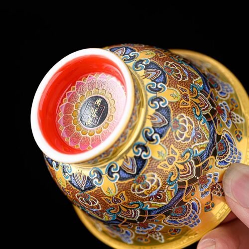 主图-3 Dunhuang Gilded Enamel Cup