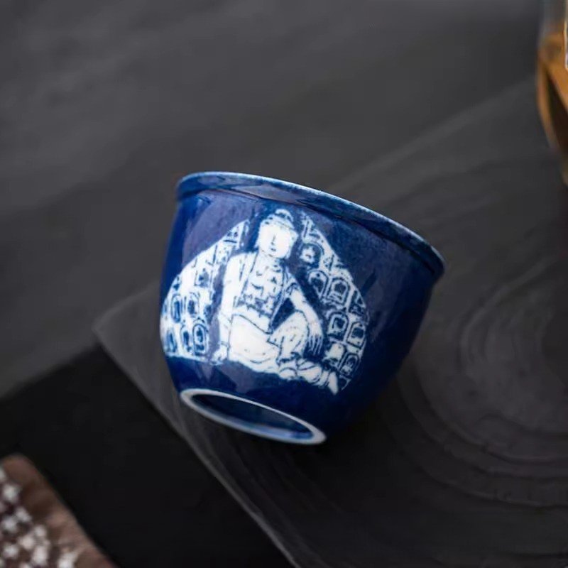 Dunhuang Cobalt Codex Chalice