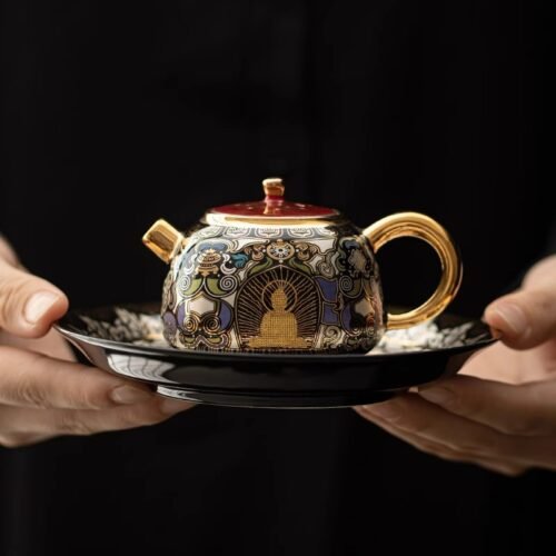 主图-3 Dunhuang Taotie Zen Teapot