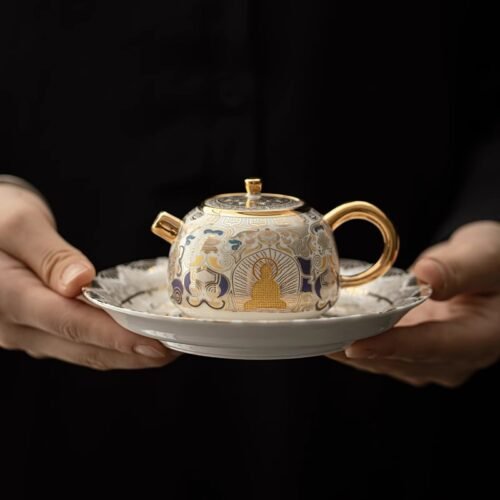 主图-3 Dunhuang Taotie Zen Teapot