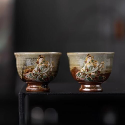 主图-4 DunHuang Apsaras Crystal Kiln Cup