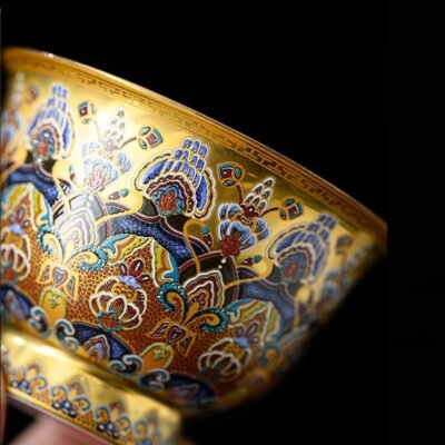 Dunhuang Gilded Enamel Cup