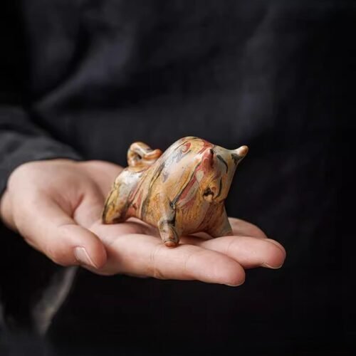 Dunhuang Canvas Cut Tea Pet