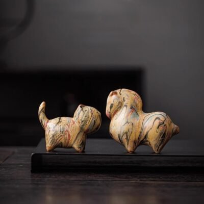 Dunhuang Canvas Cut Tea Pet