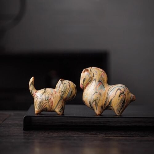 Dunhuang Canvas Cut Tea Pet
