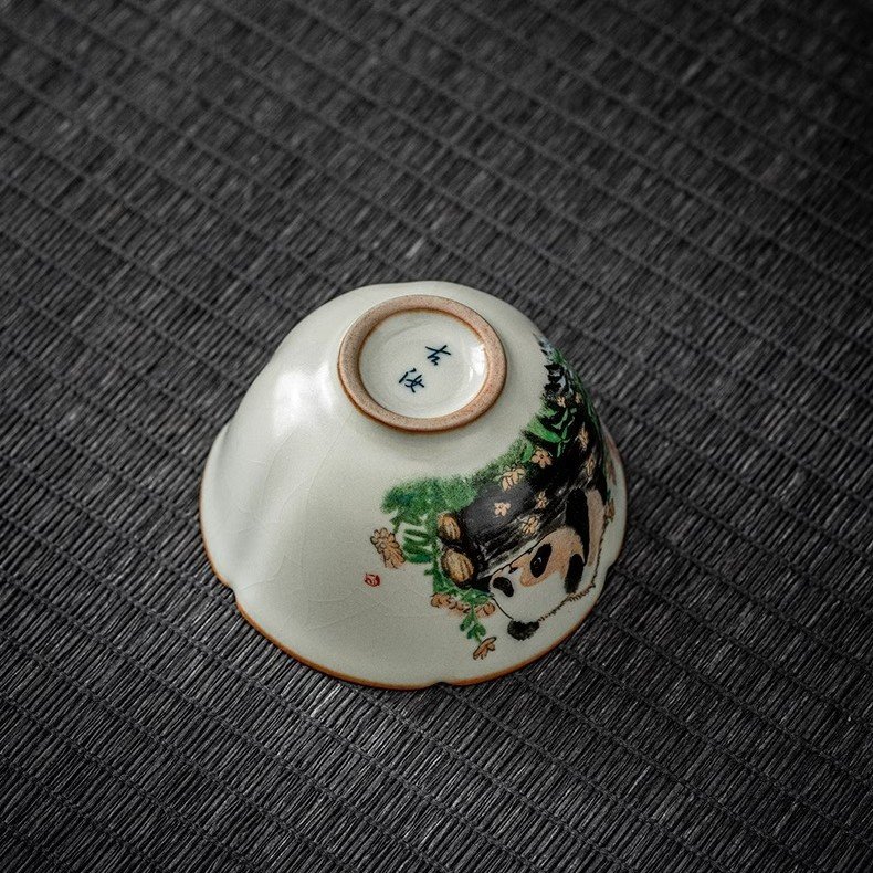 Ru Kiln CuePanda Bowl