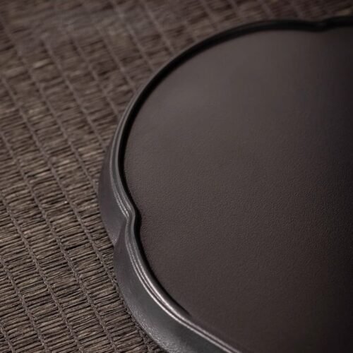 Dunhuang Crabapple Ceramic Tea Tray - Handmade Oriental Tea Serving Tray