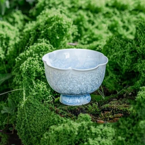 Kiln Ice-Blue Blossom Cup