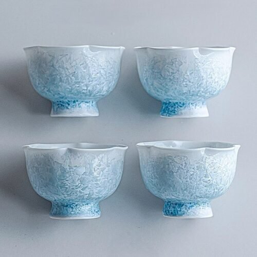 Kiln Ice-Blue Blossom Cup