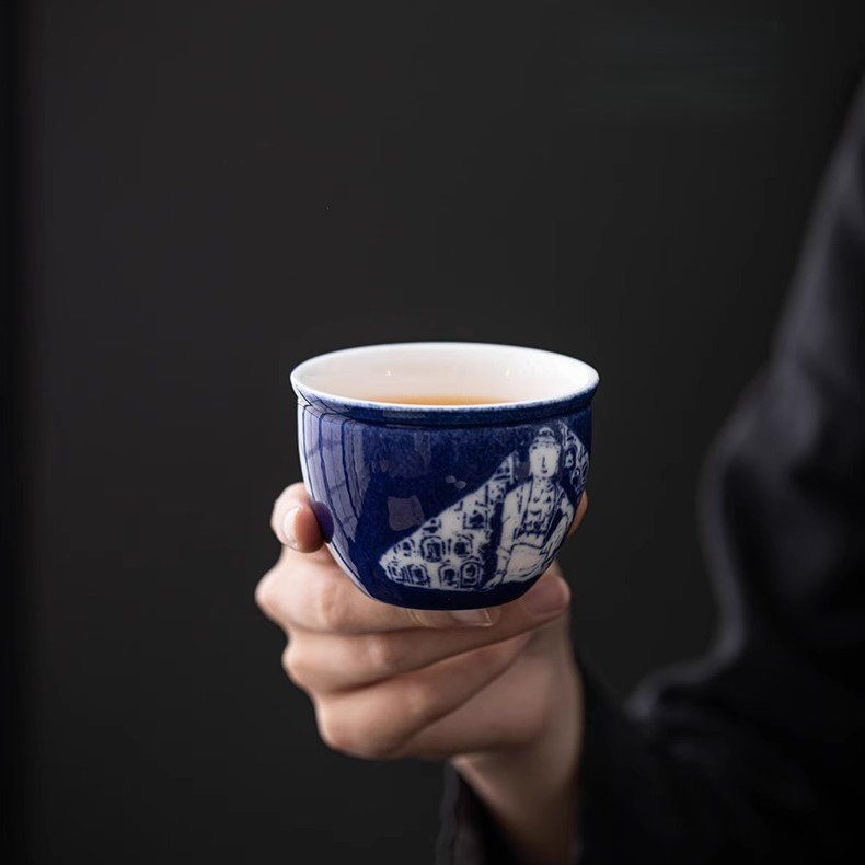 Dunhuang Cobalt Codex Chalice