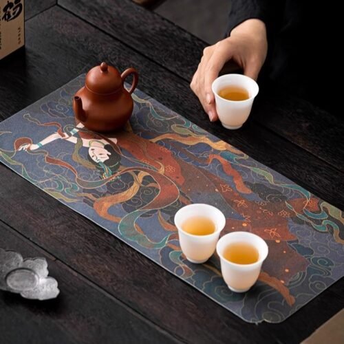 Dunhuang Flying Apsaras Tea Scroll