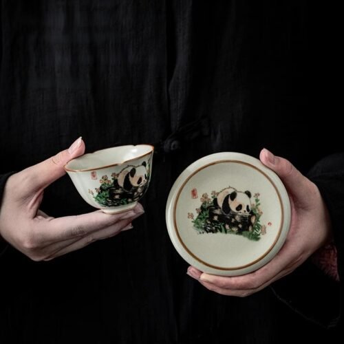 Ru Kiln CuePanda Bowl