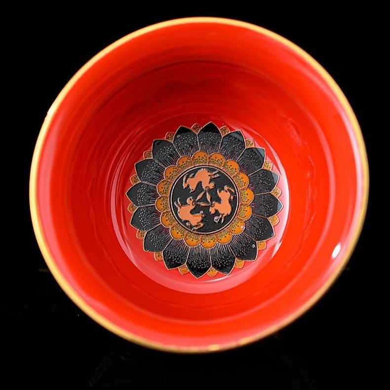 Dunhuang Gilded Enamel Cup