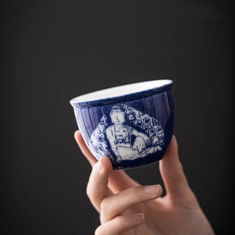 Dunhuang Cobalt Codex Chalice