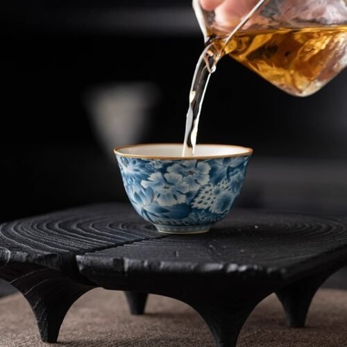 Ru Kiln Goldscroll Bowl