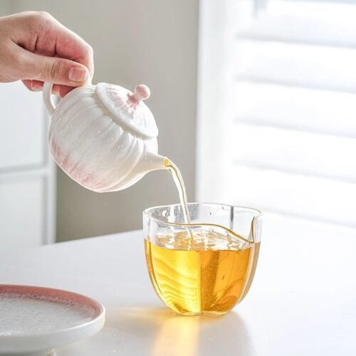 Kiln Ombré Pink Stem Teapot