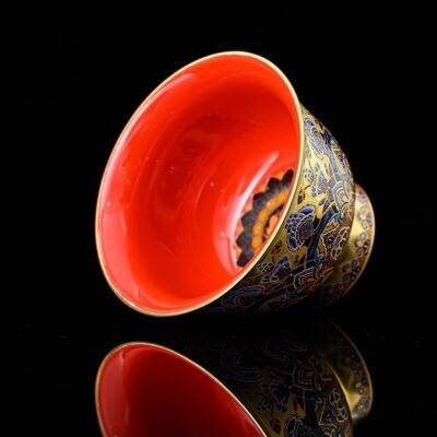 Dunhuang Gilded Enamel Cup