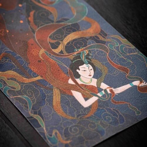 Dunhuang Flying Apsaras Tea Scroll