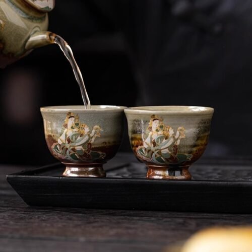 详情-9 DunHuang Apsaras Crystal Kiln Cup