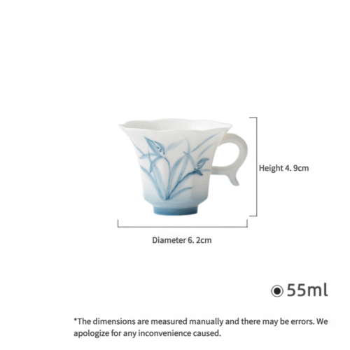 pictech_d511a7f00d834472b2de0fdb5debefd2 Jade Clay Cloud Orchid Tea Cup - Zen Lantern Handle Ceramic Teaware