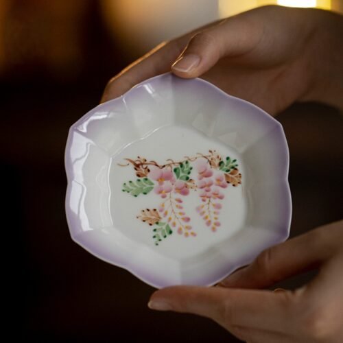 Jade Clay - Mystic Wisteria Blooms Tea Tray