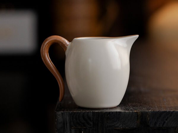 Beige Ruyao Belle Fairness Cup - Handcrafted Celadon Tea Pitcher