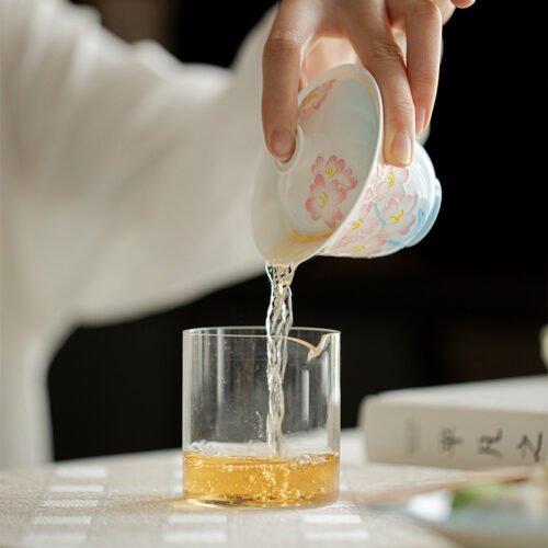 主图-4 Jade Clay Lotus Rising Gaiwan - Zen Elegance Lidded Tea Bowl Set