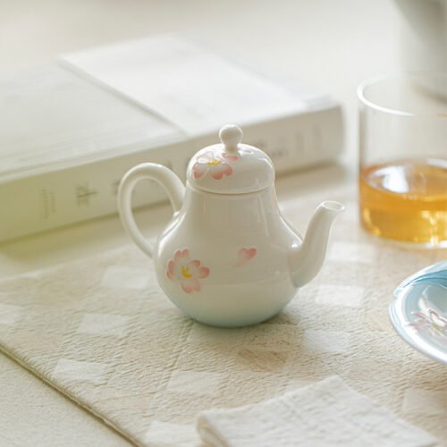 Jade Clay Lotus Melody Teapot - Zen Sound Ceramic Kettle
