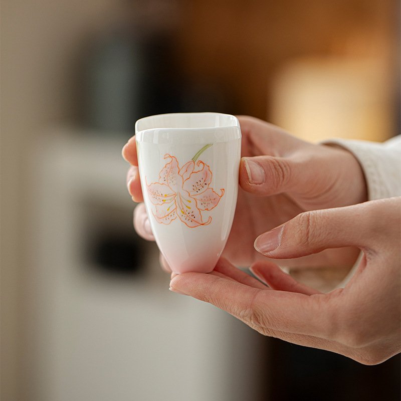 Jade Clay Tea Cup - Pure Delicate Ceramic Teaware