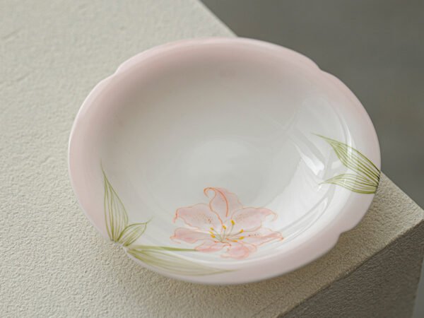 主图-5 Jade Clay Tea Tray - Rolled Rim Ceramic Drip Catcher, Handmade Gongfu Tea Tray