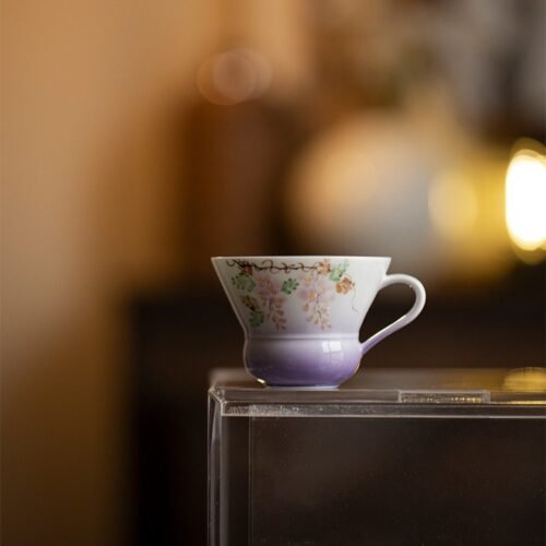 Jade Clay Tea Cup - Sunny Handle Ceramic Teaware