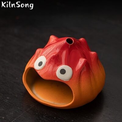 Slime Backflow Incense Burner - Cute Cartoon Ceramic Smoke Holder