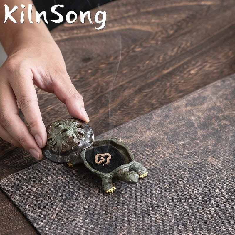 4_430bb5288ebb0242dcb2e5595d42a280 Turtle & Auspicious Cloud Ceramic Incense Burner