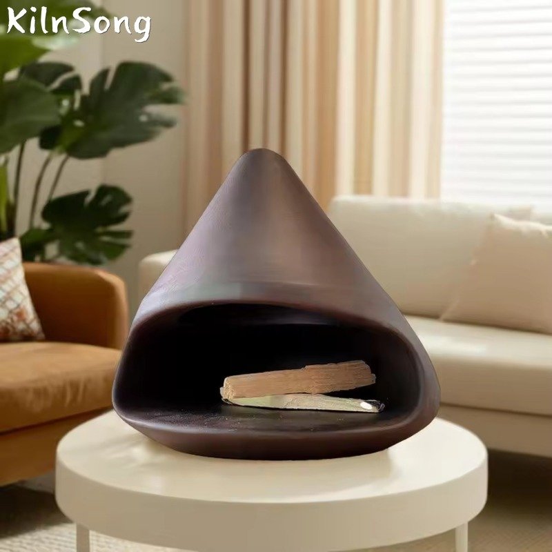 Tranquil Volcano Ceramic Incense Burner