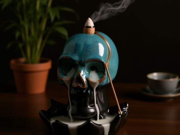 ComfyUI_00028_ Skull Backflow Incense Burner - Gothic Ceramic Smoke Holder