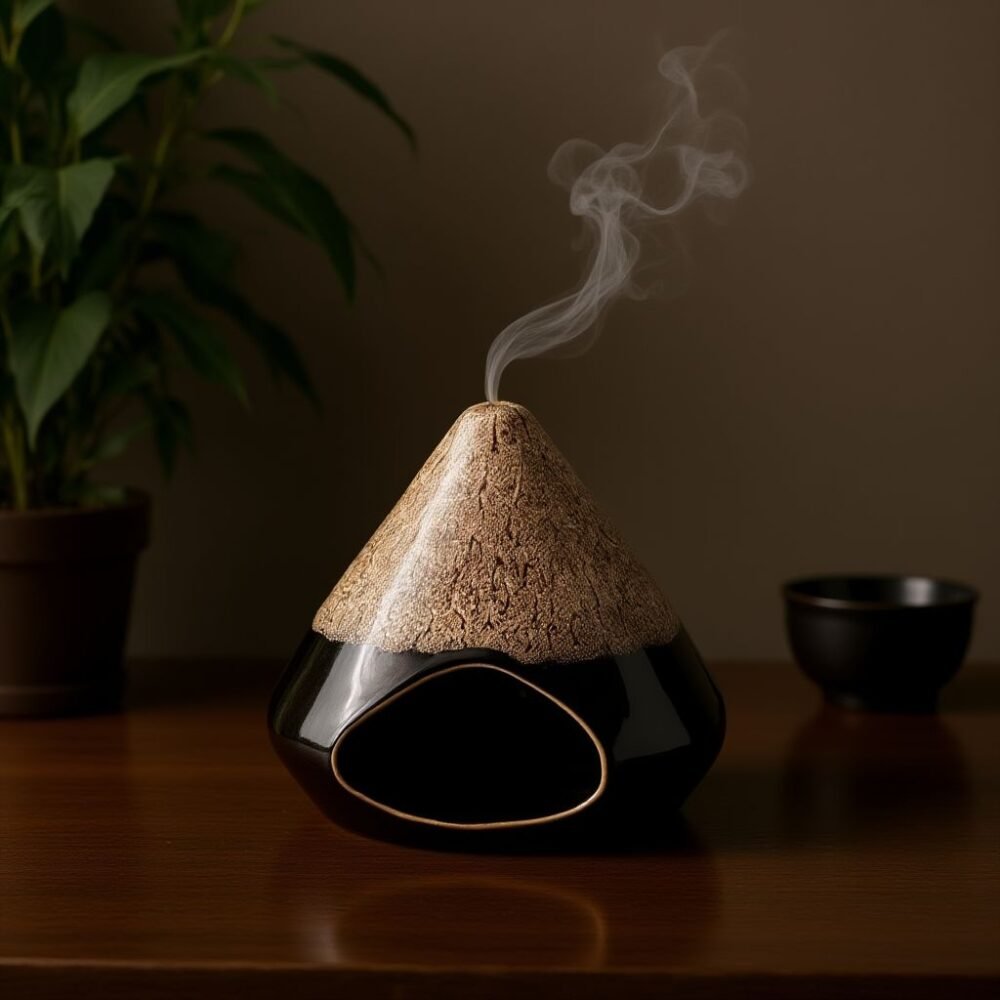 Yanhu Volcano Incense Burner