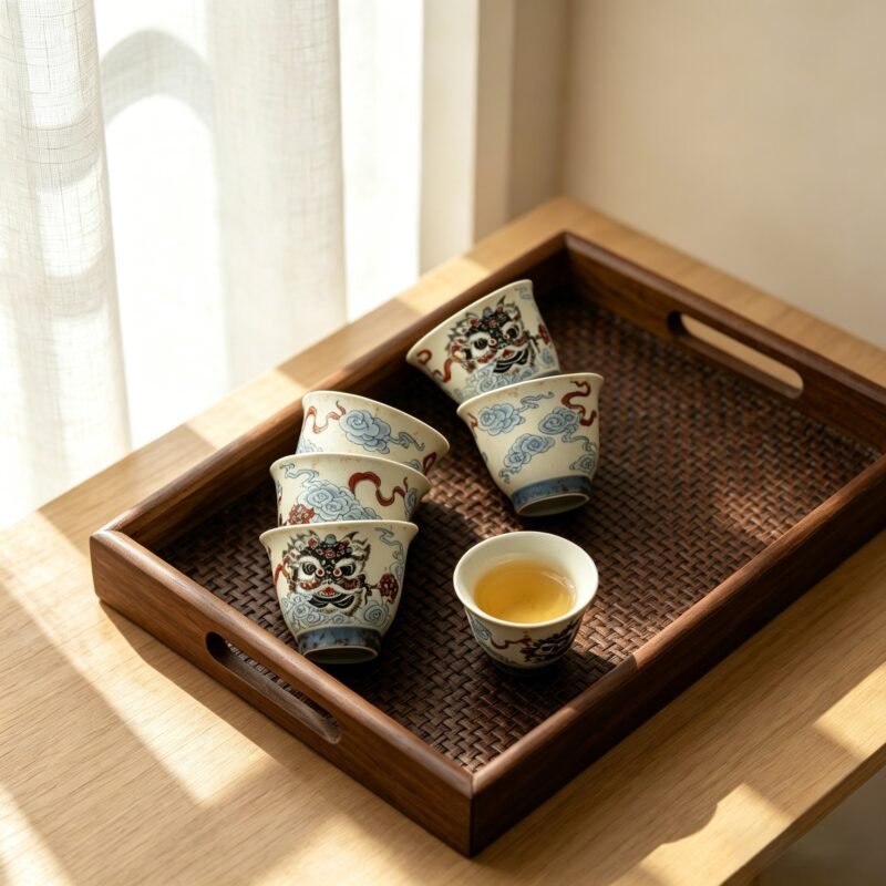 Dancing Lion Bell Cup