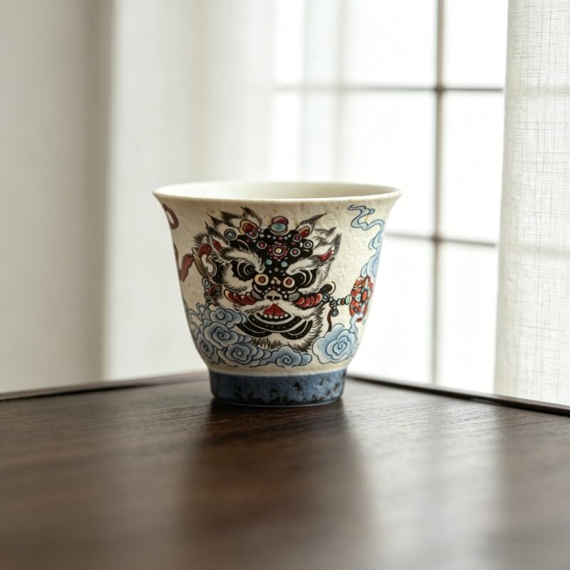 Dancing Lion Bell Cup